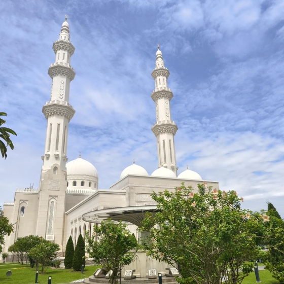 ホワイトモスク_マレーシアのタージ・マハル